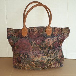 Talbots Fall Bag Bowler Style Handle